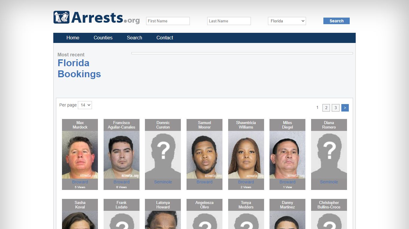 Search Florida Florida Jail Arrest Records